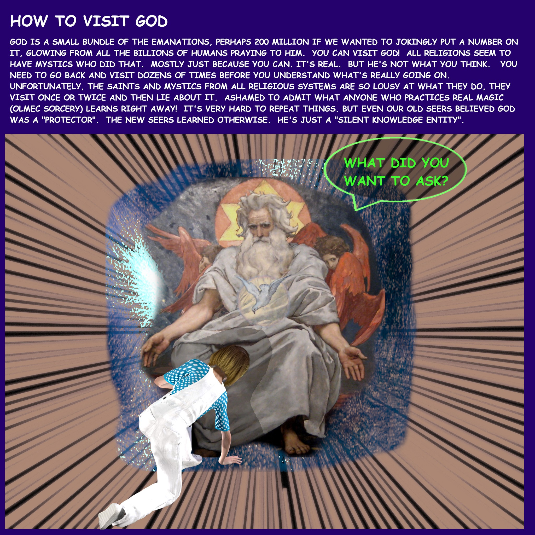 Even God has \"bad hair days\".