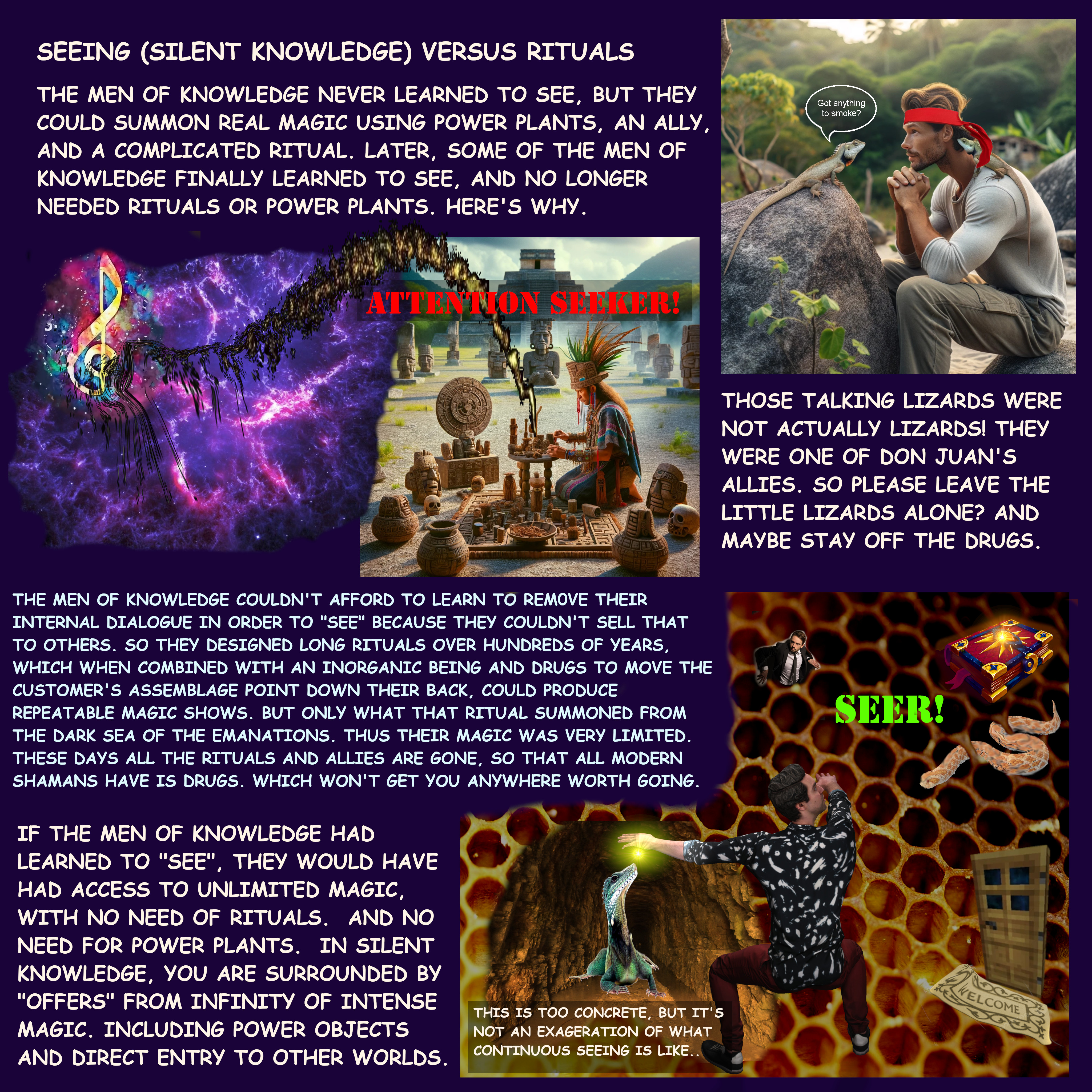 This attempt to capture \"the wall\" of silent knowledge didn't work out well.