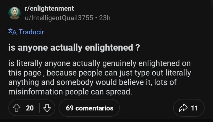 Someone who realized the truth about that place