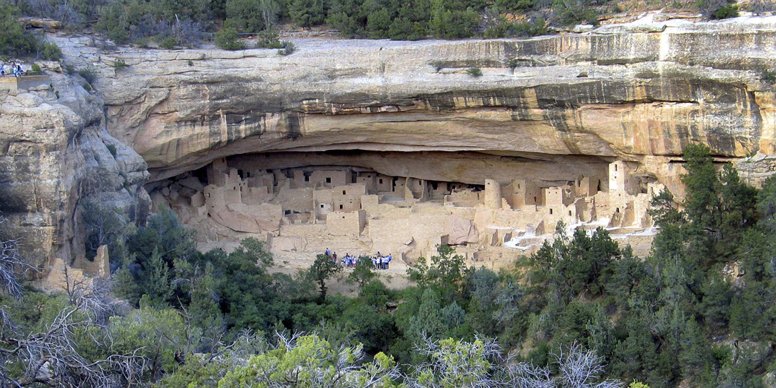 Anasazi village in our South West
