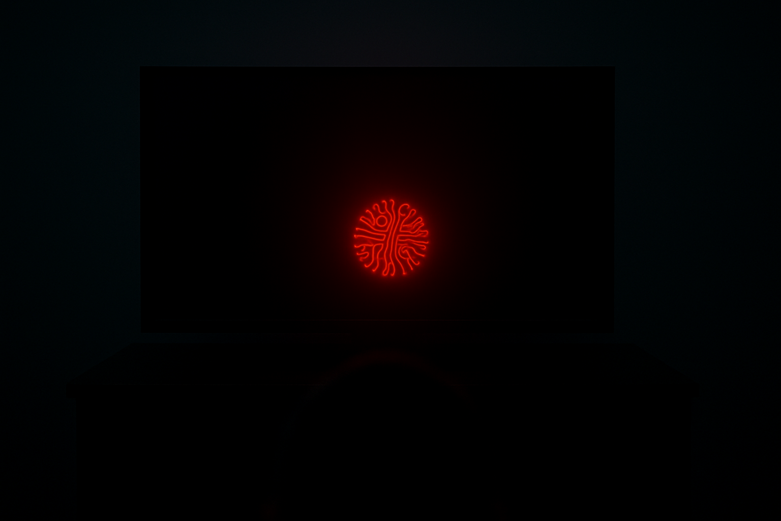 If I blink the shapes usually change. Though the image is static