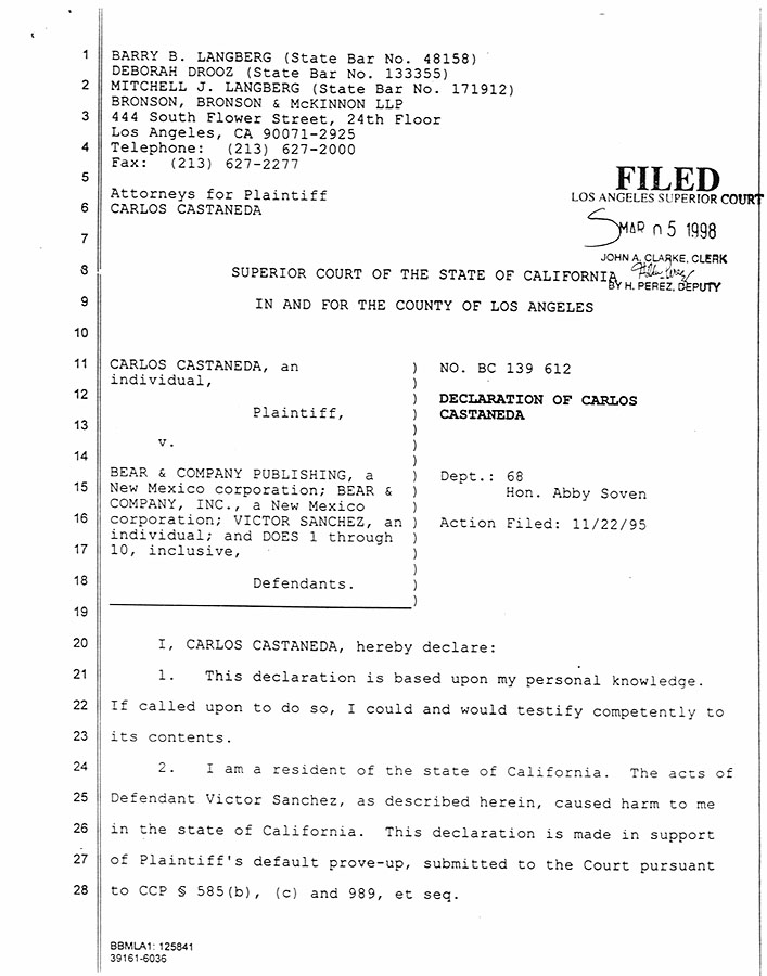 original legal document