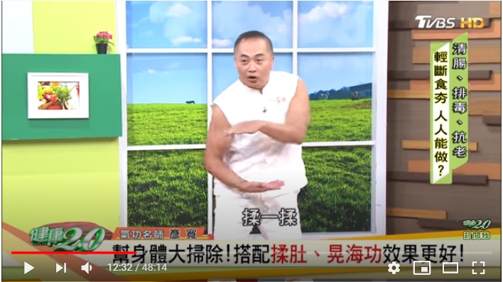 He's explaining how to compress the Chi