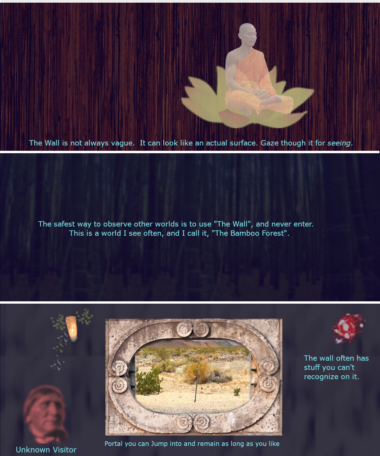 Three manifestations of \"The Wall\"