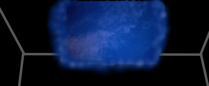 Staring at the stars from my dark room