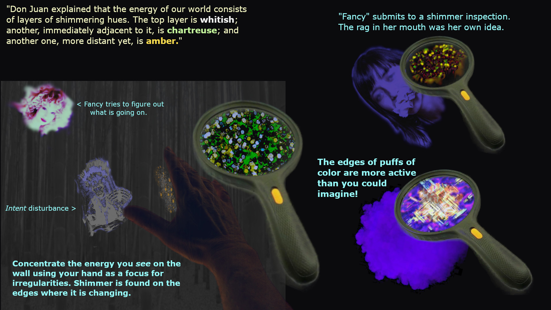 Who knew you could gaze closer and find an entire universe of shimmering colors?