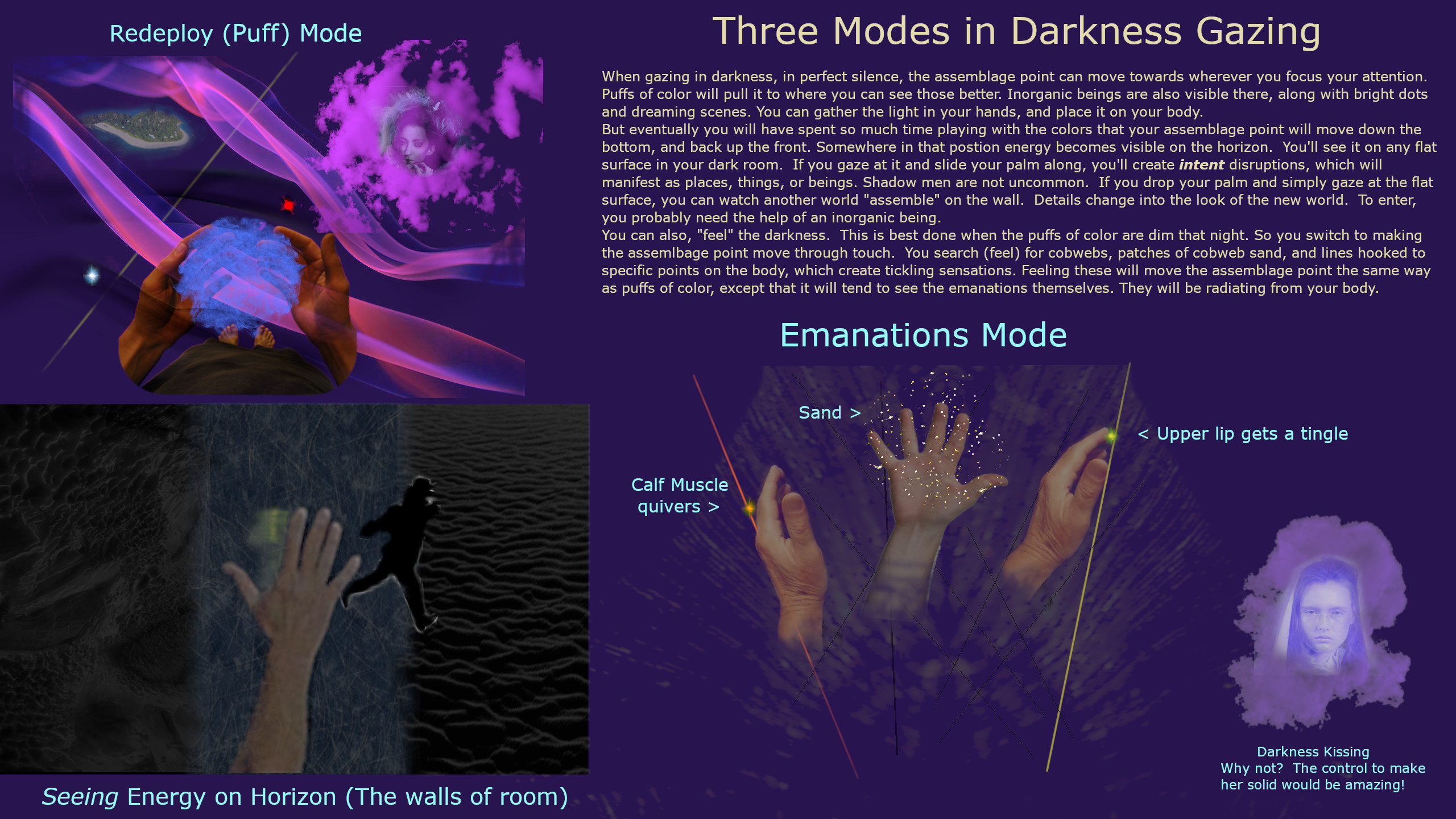 Darkness Gazing is a Little More Complicated than just Puffs of Color