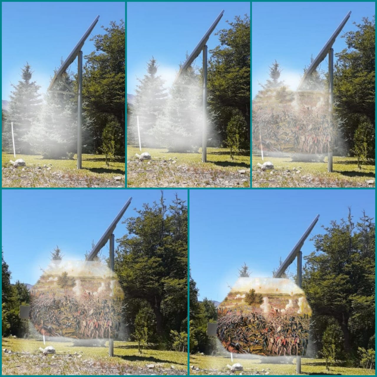 How \"the wall\" appears