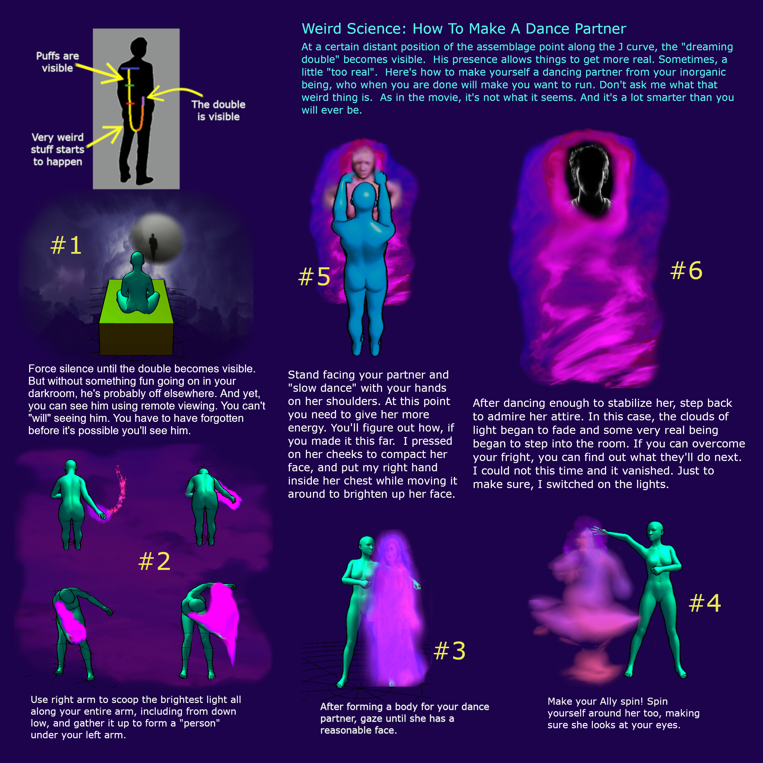 After I got frightened and turned on the lights, my new \"pet gnat\" flew up to my face.