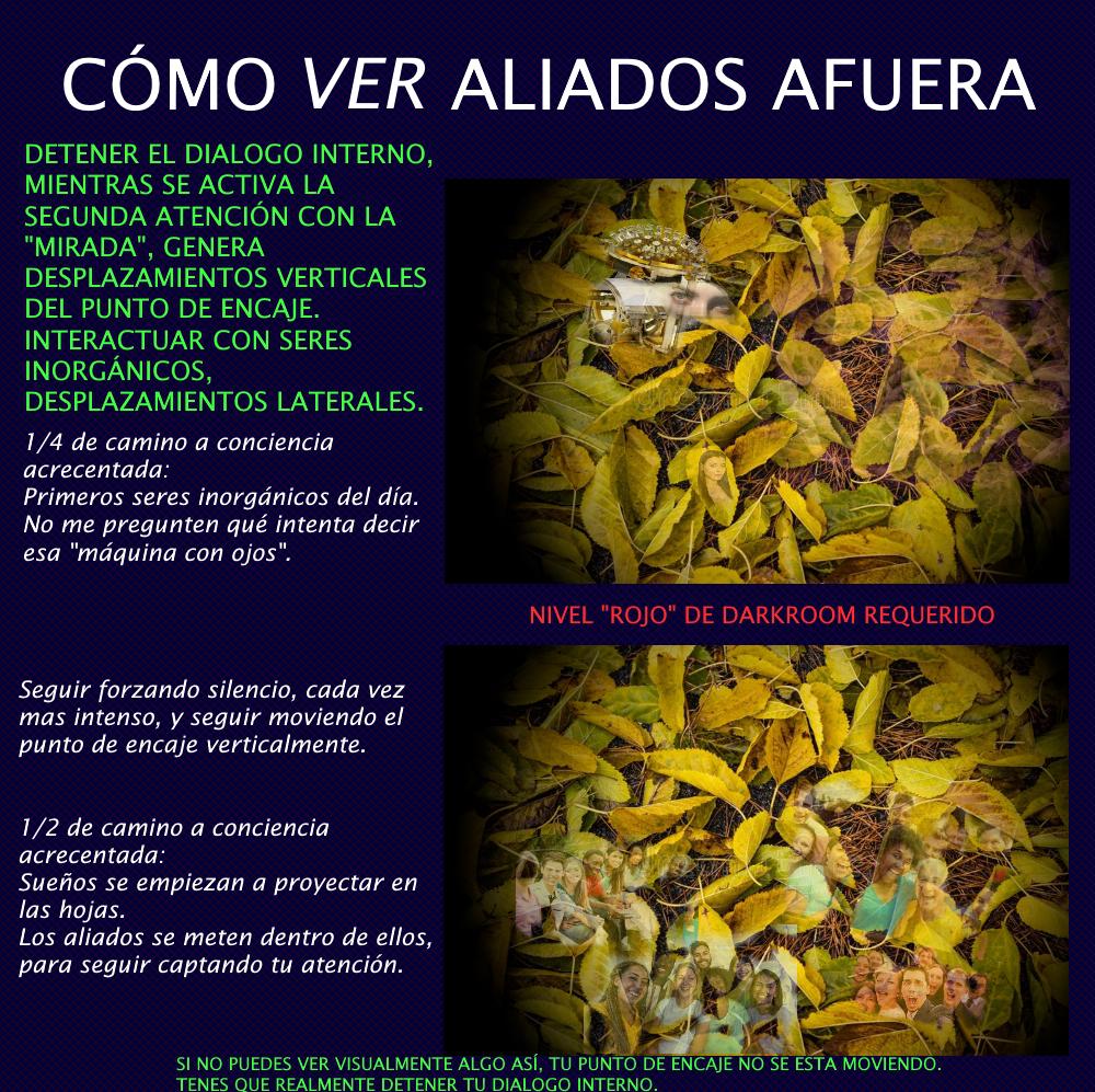 Cómo ver aliados afuera