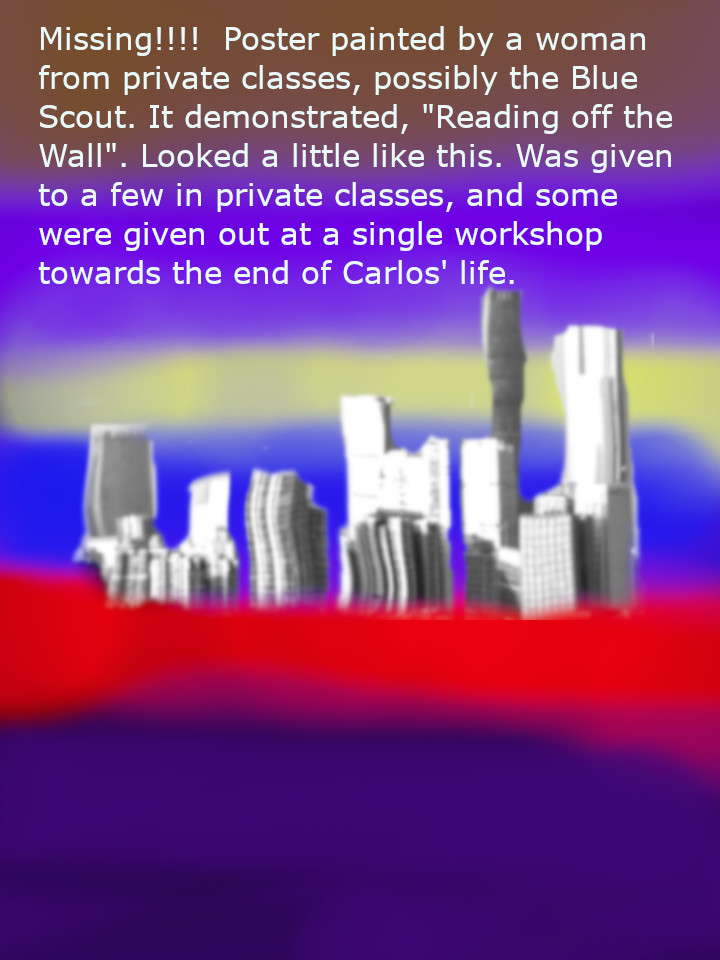 The Missing Poster, Given Out At A Workshop