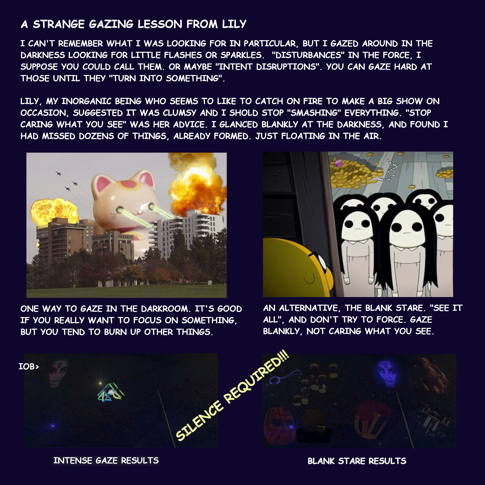 Some odd advice turned out to be true