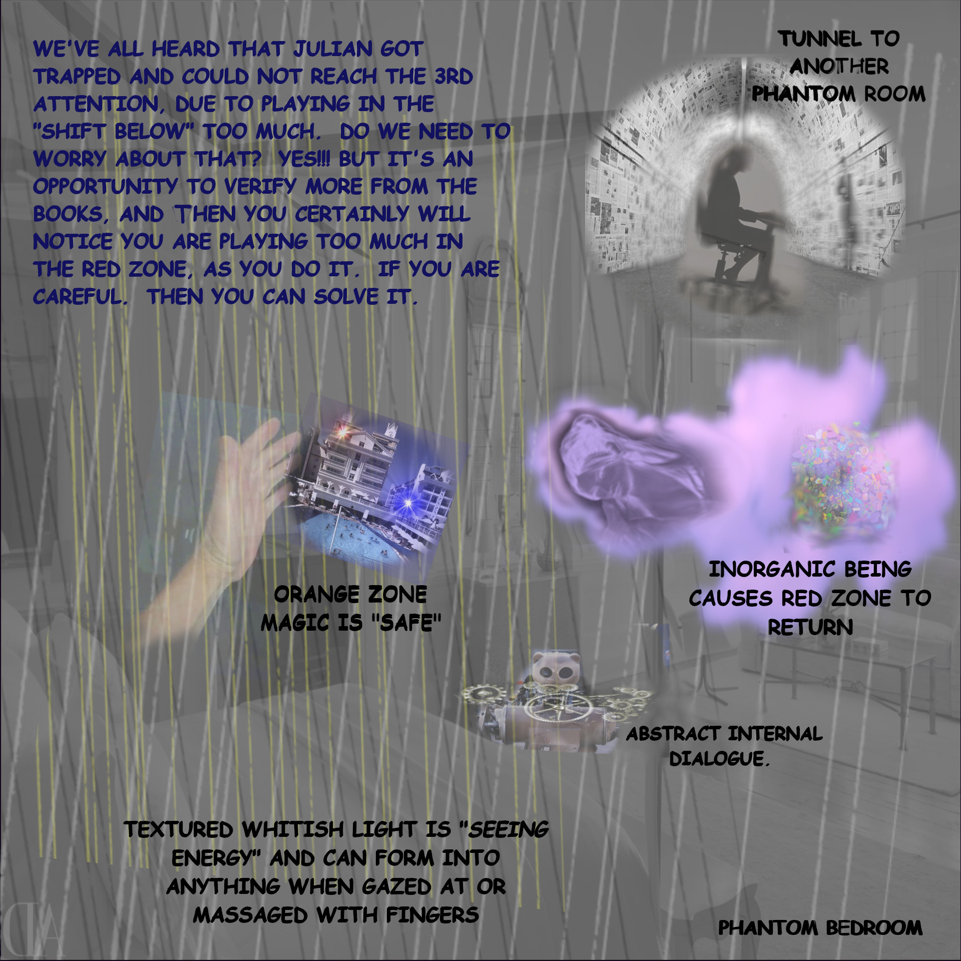 Not very colorful... But that's how it is, in the Orange zone.
