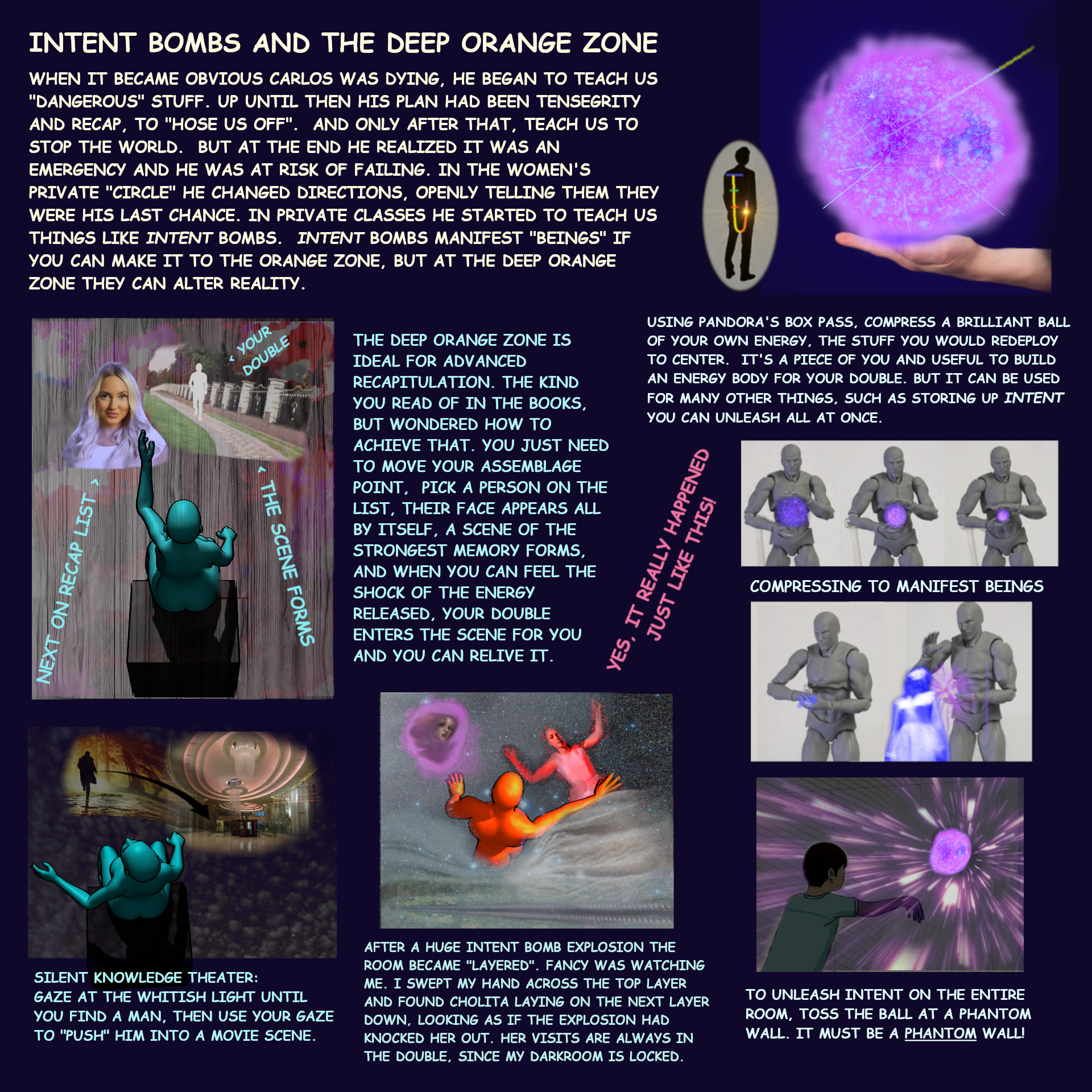 Yes, that's exactly as it happened. Move your assemblage point where shown!