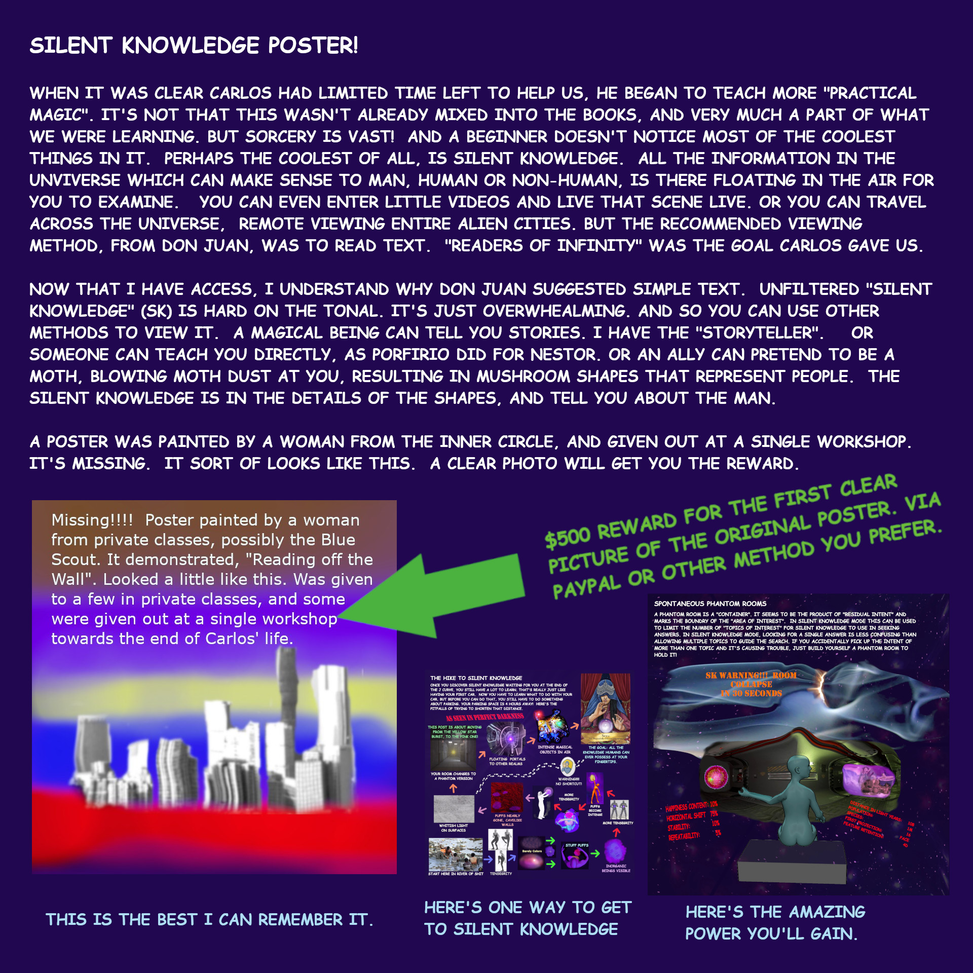 It's the coolest thing in sorcery that I know of, so far. \"SK\".