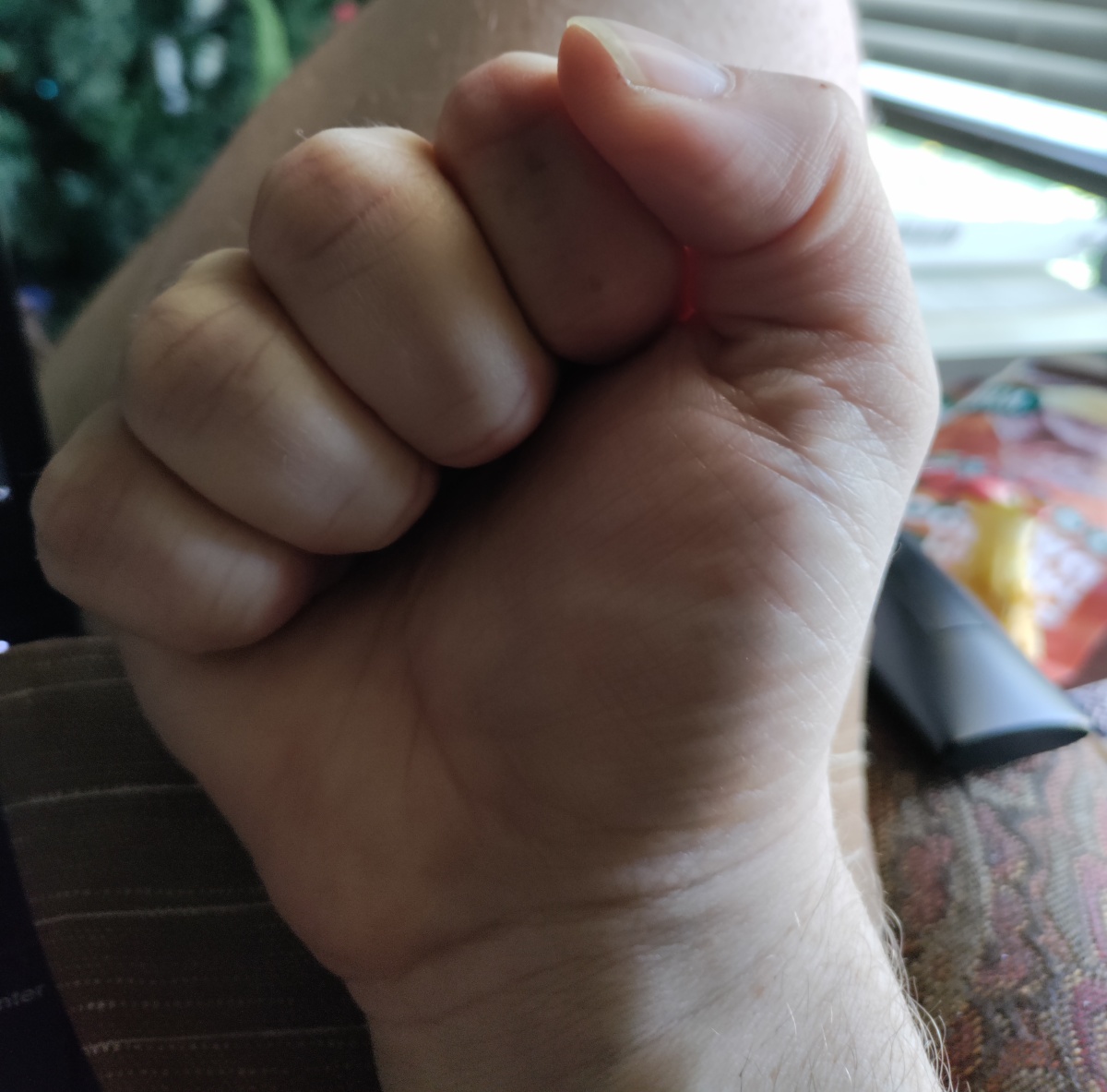 Another view of the first posture I did