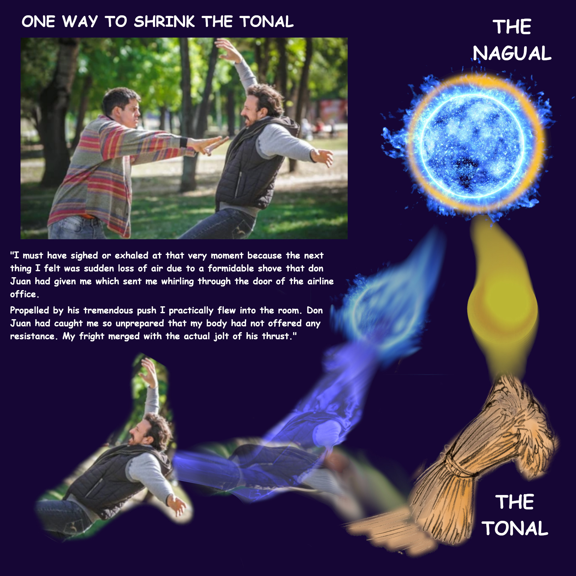 The key point is, the tonal tends to remain where it shrunk and you return there later.