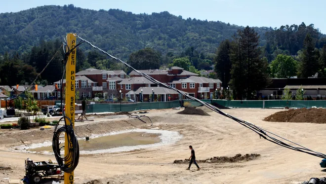 A picture used in many news stories, showing where indian artifacts were found.