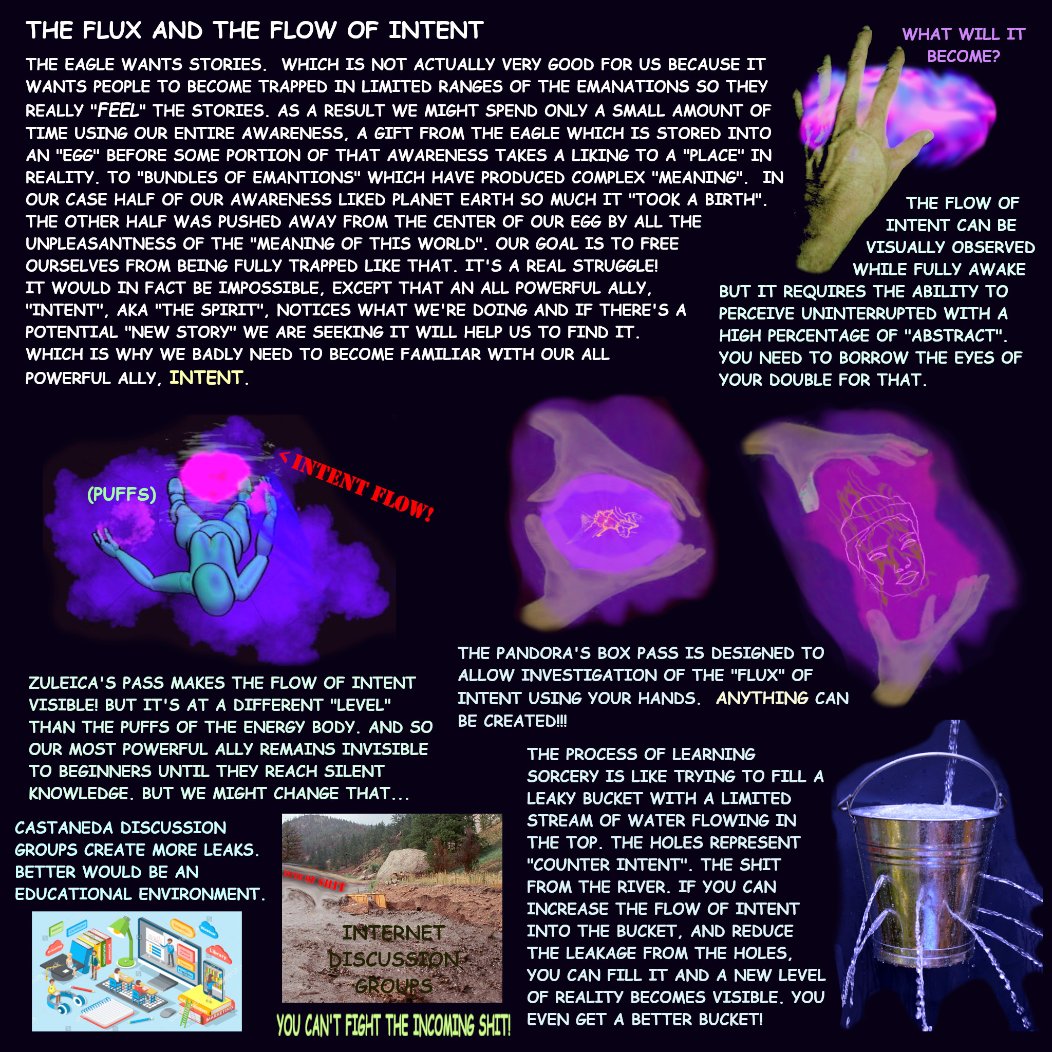 I \"get help\" from the spirit. A bit too much perhaps. And impossible to translate.