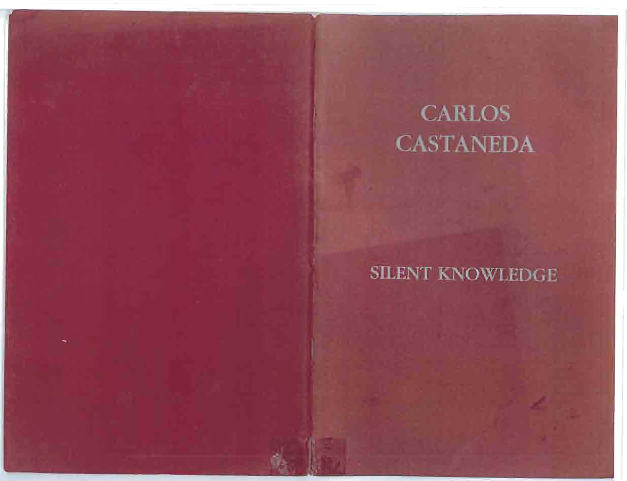 cover of the Silent Knowledge